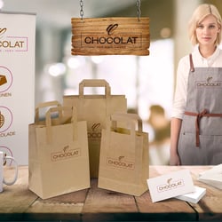 Logoentwicklung für den Schokoladen „Chocolat“