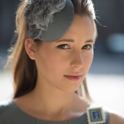 Lady in grey