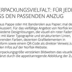 Die Verpackungsvielfalt