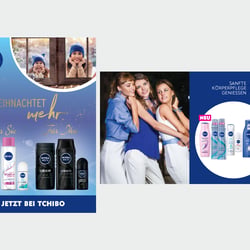 Nivea Anzeigen: Design & Reinzeichnung
