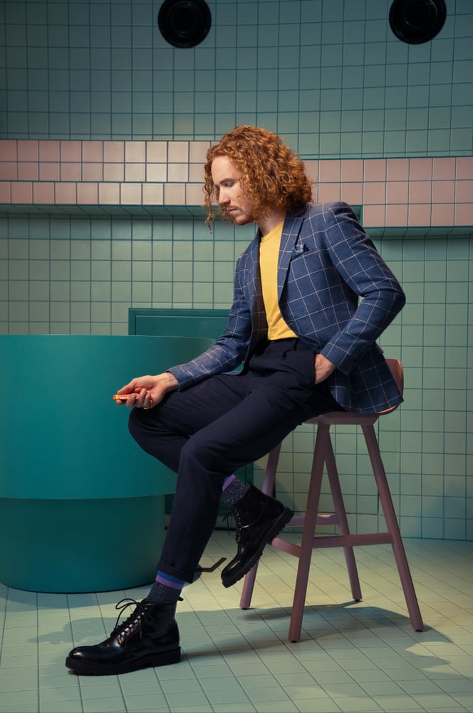 Fotograf: Thomas Sawer & Manfred Daams @ Maison Musitowski Model: Lukas Bönninghausen Styling, Hair & Make Up: Carina M