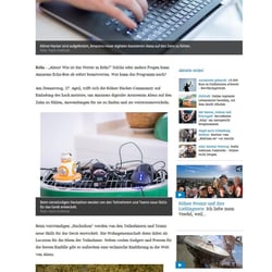 Kölner Stadtanzeiger Hackathon Bericht