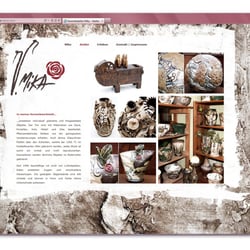 Internetpräsenz ‚Atelier‘ . Keramikatelier Mika : http://www.keramik-mika.de/atelier.html