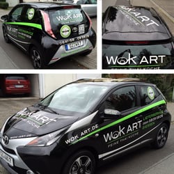 Beschriftung Auto