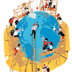 Illustration für das Greenpeace Magazin