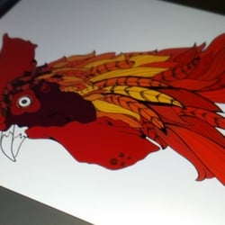 Using a Wacom Cintiq Companion.
