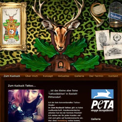 Design und Realisierung kuckucktattoo.com