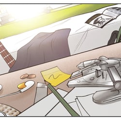 Storyboard Messy Desk