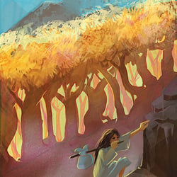 the adventurer – mountain climbing