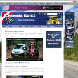 Webdesign „Blickpunkt LKW & BUS“