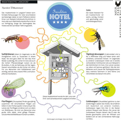 Informationstafel Insektenhotel