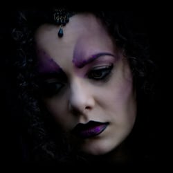 Fantasy Dark Make Up – Modell: Vengala/Ch –  Fotograf: Hoebi Freiburg