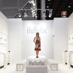 hallufix . messestand
