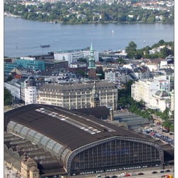 Hamburg Hbf und Alster