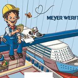 Illustration für eine Brotdose mit „Kalle Kreuzer“