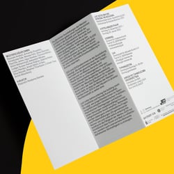 Ausstellungsflyer Meisterschüler:innen 2021 für die Weserburg