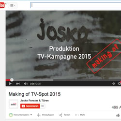 Making of – Josko Fenster Werbung