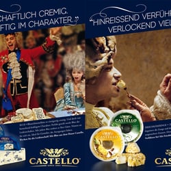 Anzeigen getextet für Arla Foods [Castello Käse]