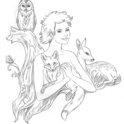 Göttin der Tiere.