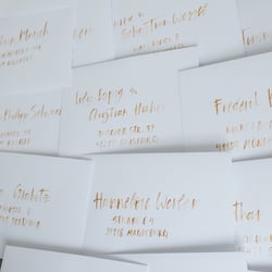 Umschlagbeschriftung Hochzeit