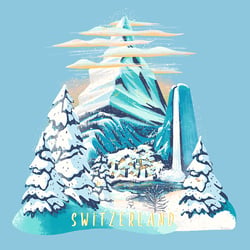 Travel Illustration Series – Switzerland