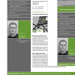 www.mediationspraxis-berlin.de. Webseite für einen Mediatoren.