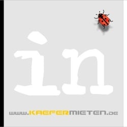 Flyer für VW Käfer mieten