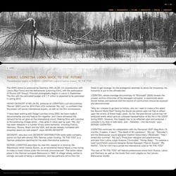 Gestaltung und Programmierung der Website von Filmregisseur Sergei Loznitsa