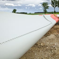 Detail des Rotorflügels