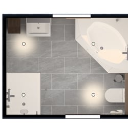 Badezimmer Grundriss