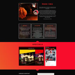 www.tumultmuc.de homepage design