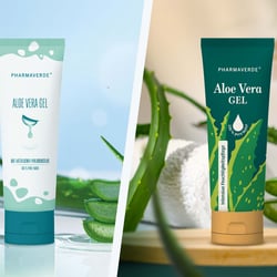 RELAUNCH PACKAGING DESIGN Aloe Vera Gel // PHARMAVERDE – 2 Konzepte