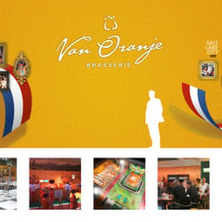 Wände Brasserie van Oranje im Holland Heineken House London 2012