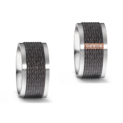 Eheringe aus Carbon und Titan – Entwurf für Titanfactory