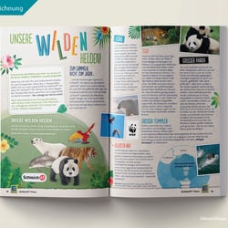 Layout und Reinzeichnung, Edeka Werbemagazin