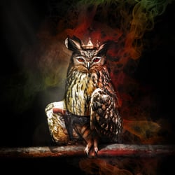 Majestätischer Jäger der Nacht