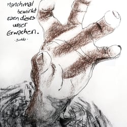 Postkarte · Sucht ·