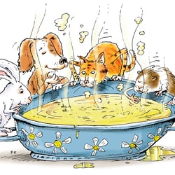 Illustration für Zeitschrift Ein Herz für Tiere