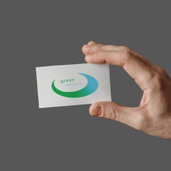 visitenkarte auf grau mockup GS
