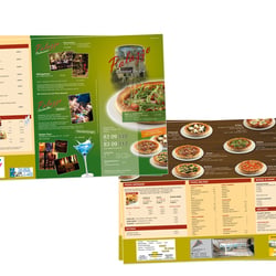 Flyererstellung sowie Fotografie der Pizzen