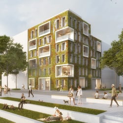 Visualisierung ‚Grüne Ecke‘ Heilbronn