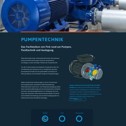 Website FINK Pumpentechnik