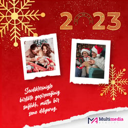 Neujahrs Social Media Designs
