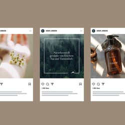 DEEP GREEN COSMETIC Branding