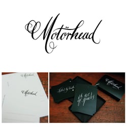 Postkartenset und Verpackung „Motörhead“