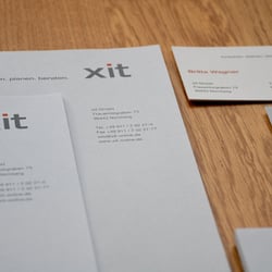 Relaunch Geschäftsausstattung xit, Unternehmensberatung
