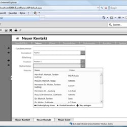 Neuer Kontakt – Intern