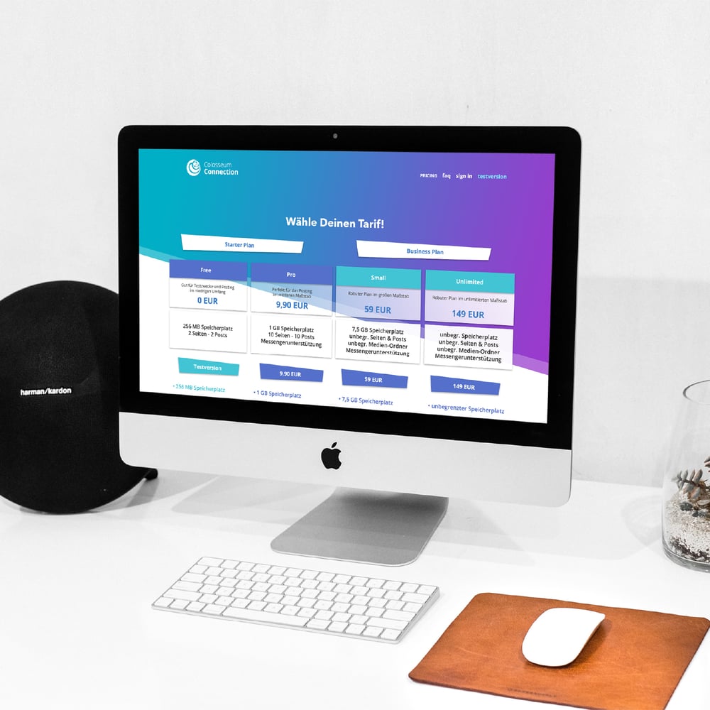 Website für Crossposting Management Tool