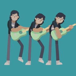 Guitar Hero animation Loop