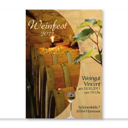 Weinfest // Plakat Schulprojekt MMbbs